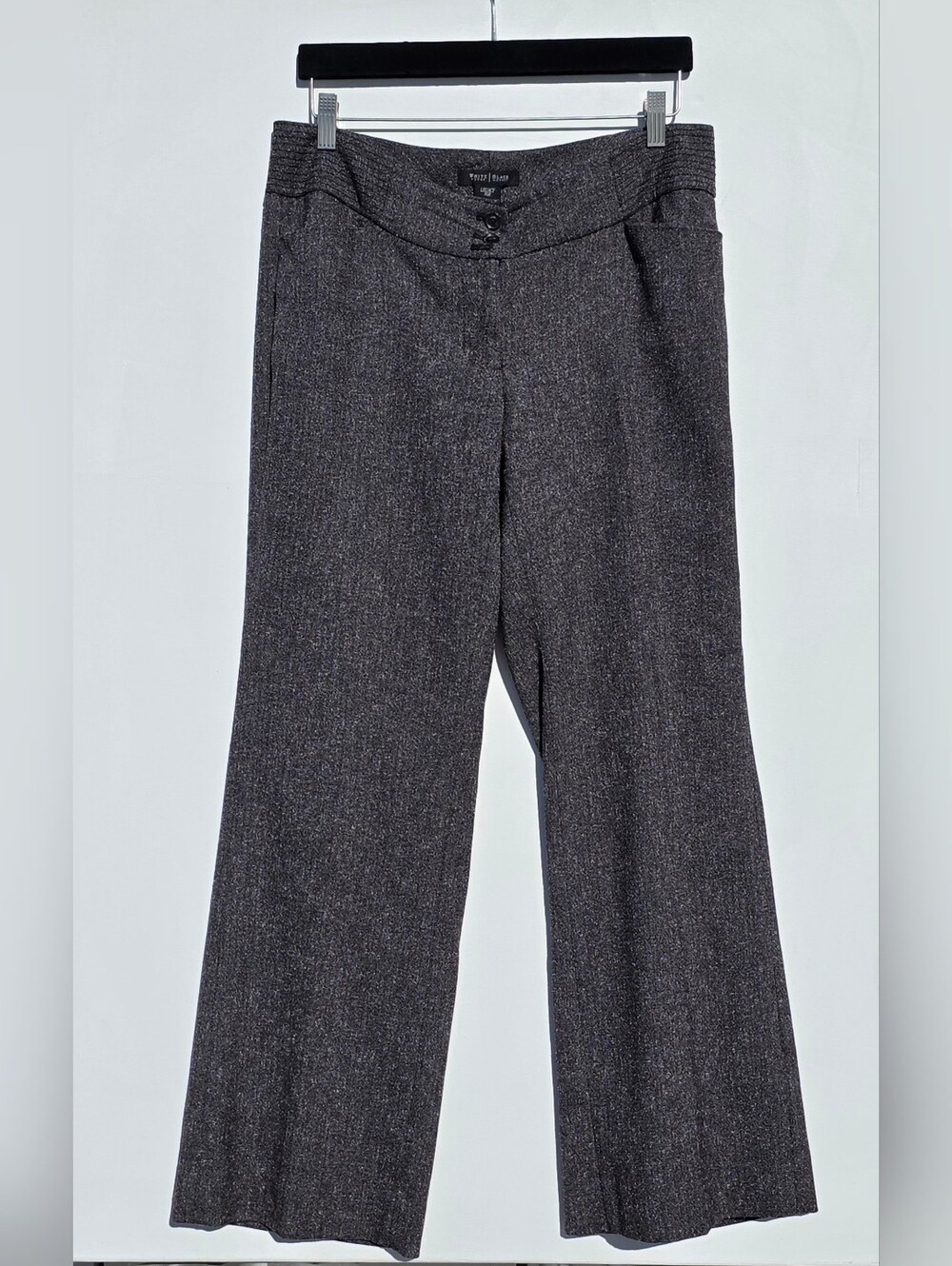 WHBM Women's Size 10 Grey Lined Bootcut Pants